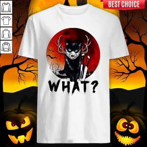 Black Cat Jason Voorhees What Halloween Shirt 1