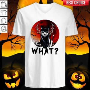 Black Cat Jason Voorhees What Halloween Shirt