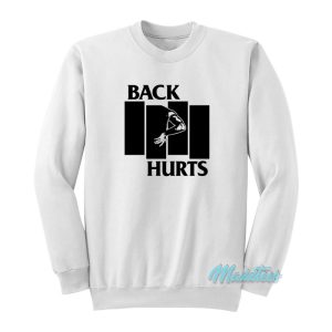 Black Flag Back Hurts Sweatshirt