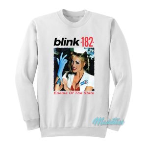 Blink 182 Enema Of The State Nurse Album Sweatshirt