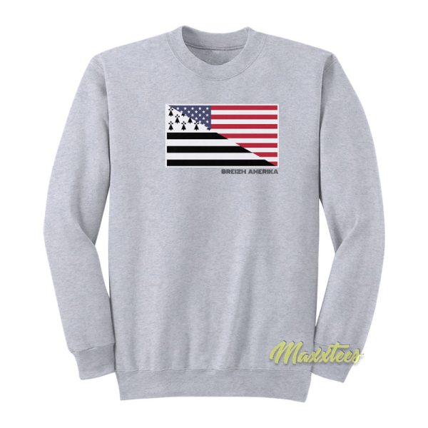 Breizh Amerika Flag Sweatshirt