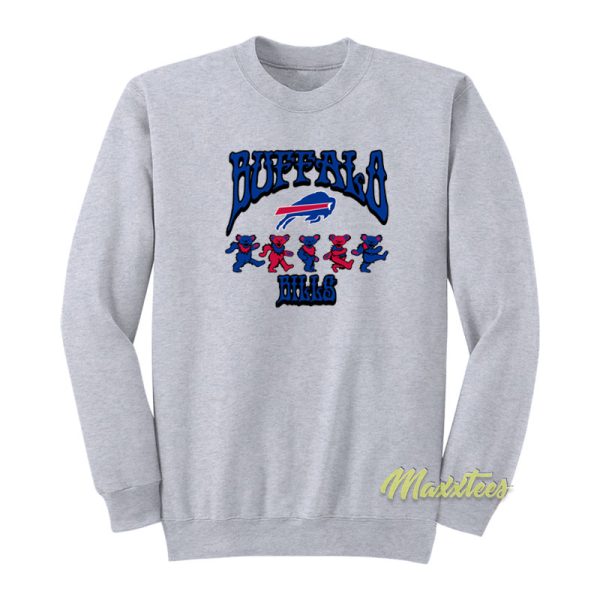 Buffalo Bills Grateful Dead Dancing Bears Sweatshirt