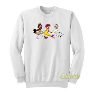 Burger King Ronald McDonald and Colonel Sanders Sweatshirt