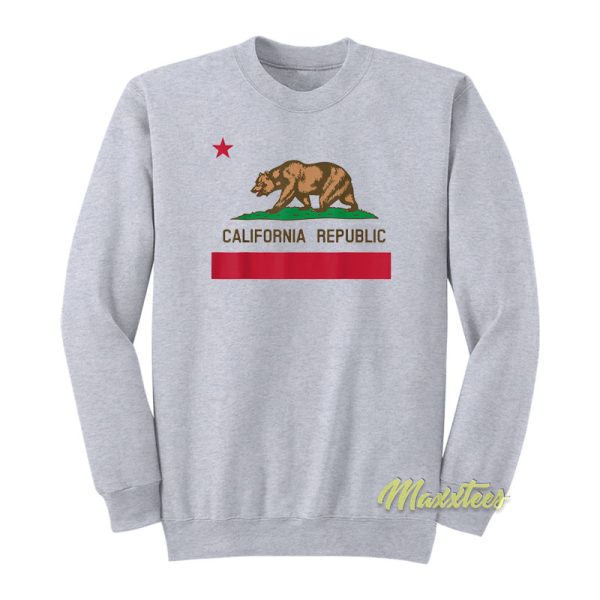 California Republic State Flag Sweatshirt