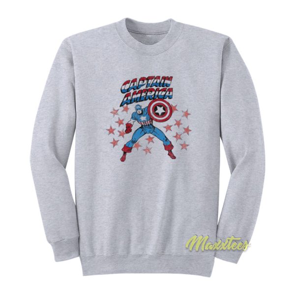 Captain America Vintage Sweatshirt