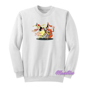 Cartoon Network Cow And Chicken Character Sweatshirt