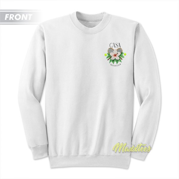 Casablanca Casa Tennis Club Floral Sweatshirt