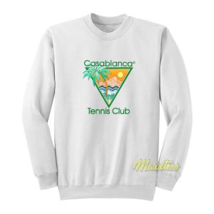 Casablanca Tennis Club Crew Sweatshirt