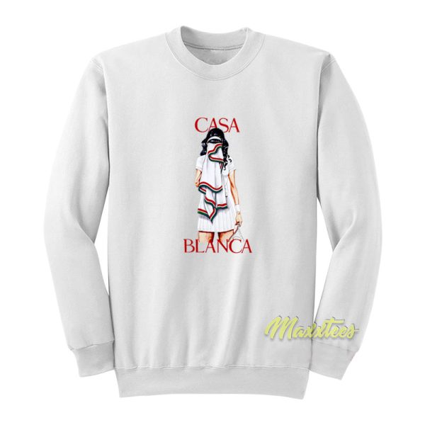 Casablanca Tennis Girl Unisex Sweatshirt