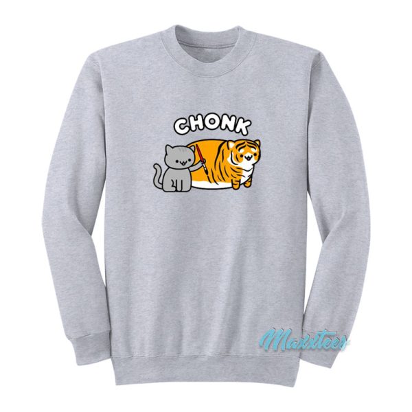 Cat Tiger Chonk Sweatshirt