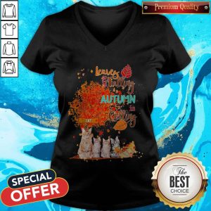 Cats Leaves Are Falling Autumn Is Calling Shirt 2