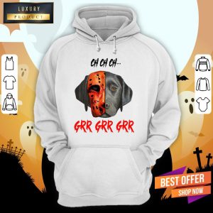 Ch Ch Ch Labrador Retriever Dog Jason Voorhees Grr Grr Grr Shirt 2