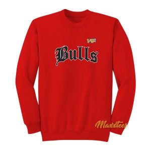 Chicago Bulls Old English Faded Sweatshirt