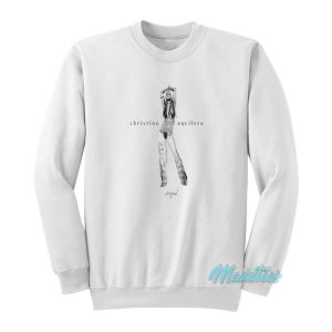 Christina Aguilera Stripped Sweatshirt