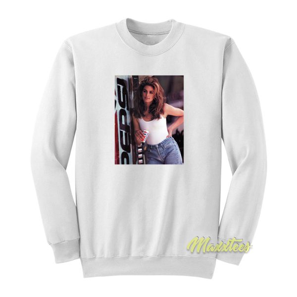 Cindy Crawford Pepsi Vintage Sweatshirt