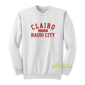 Clairo Live At Radio City Music Hall Sweatshirt