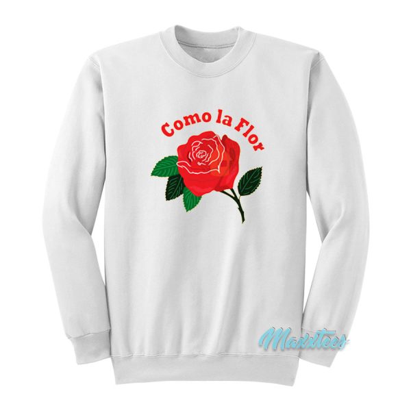 Como La Flor Rose Sweatshirt