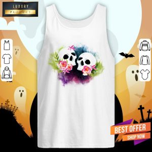 Couple Sugar Skull Day Of Dead Dia De Muertos Shirt 4