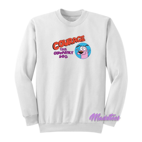 Courage The Cowardly Dog Cartoon Sweatshirt