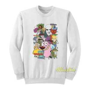 Courage The Cowardly Dog Characters Sweatshirt