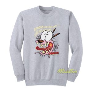 Courage The Cowardly Dog Scaredy Dog Sweatshirt