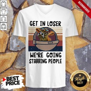 Cow Get In Loser Were Going Stabbing People Vintage Shirt 3