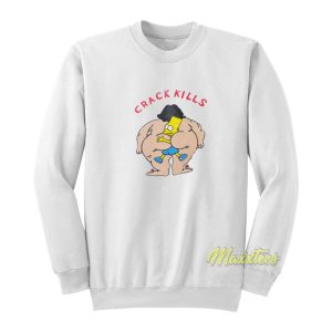 Crack Kills Bart Simpson Sweatshirt