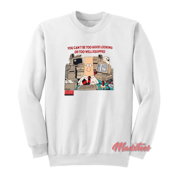 DILBERT Office Comic Strip Cartoon Sweatshirt