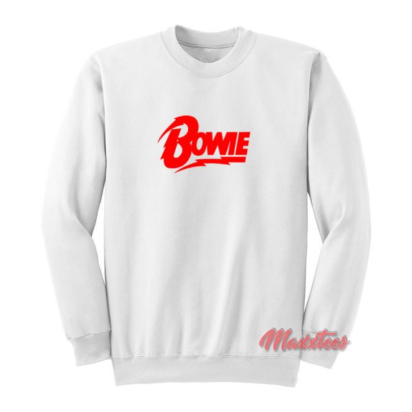 David Bowie Logo Sweatshirt Cheap Custom