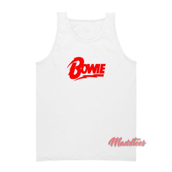 David Bowie Logo Tank Top Cheap Custom