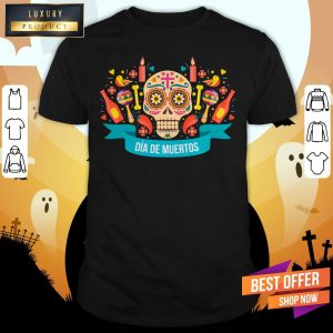 Day Of The Dead Skull Sugar Shirt 1