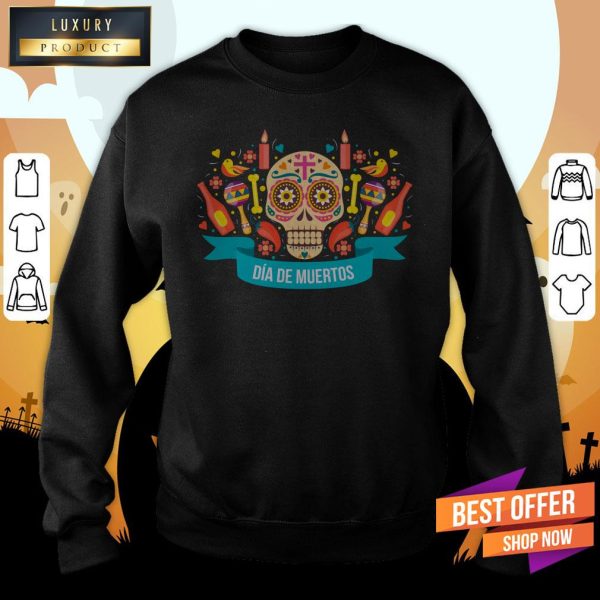 Day Of The Dead Skull Sugar Shirt