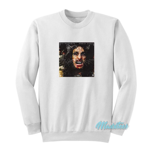 Dazed Confused Ted Nugent Tooth Fang Claw Sweatshirt