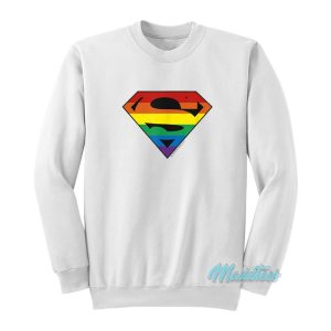 Dc Comics Pride Superman Logo Sweatshirt