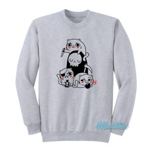 Death Is Cat Person Sweatshirt