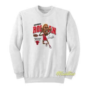 Dennis Rodman Chicago Bulls and Ness Player Sweatshirt