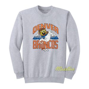 Denver Broncos Spongebob Sweatshirt