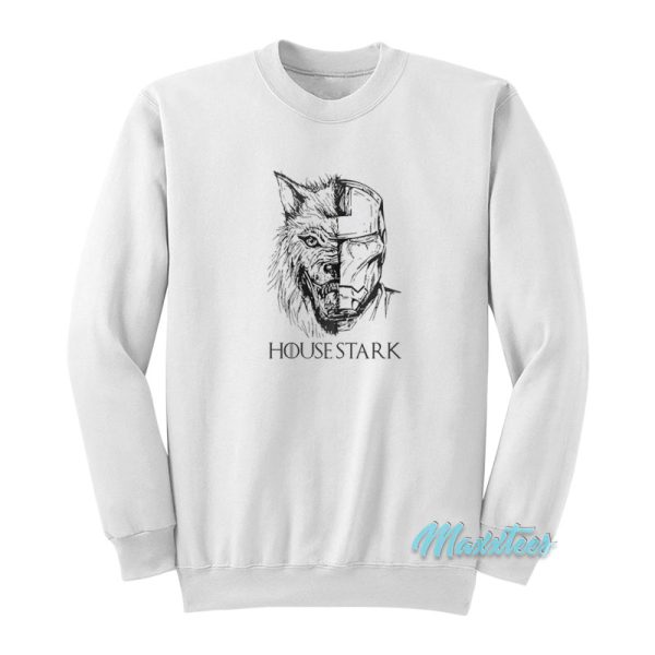 Direwolf Iron Man House Stark Tony Stark Sweatshirt