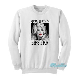 Dolly Parton Western Guts Grit Lipstick Sweatshirt