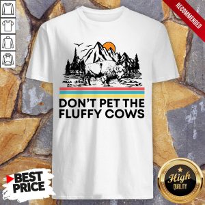 Dont Pet The Fluffy Cows Bison Halloween Shirt 1