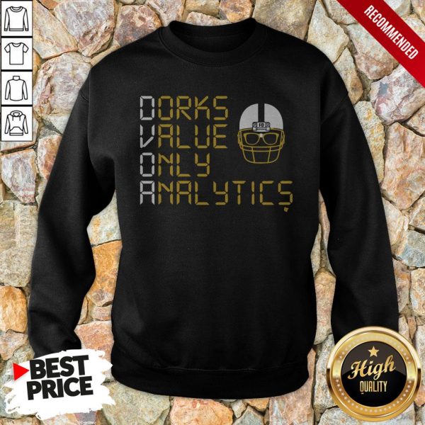 Dorks Value Only Analytics Dvoa Football Outsiders Shirt