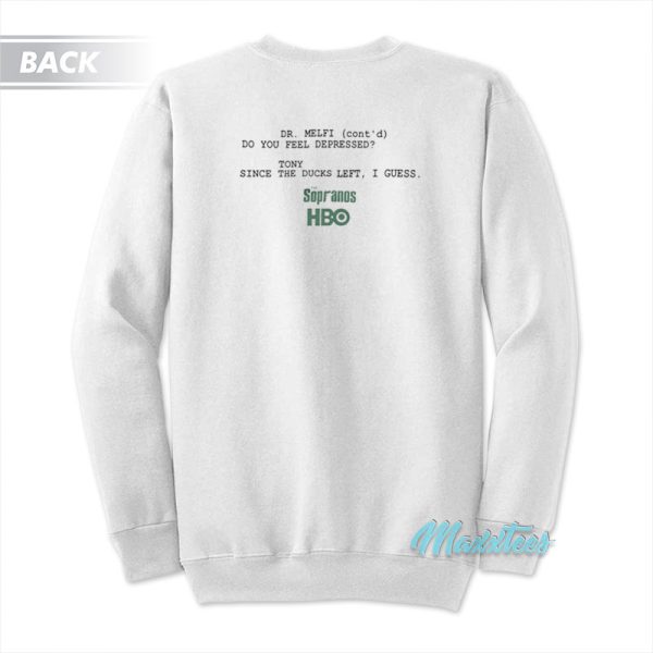 Ducks The Sopranos HBO Sweatshirt