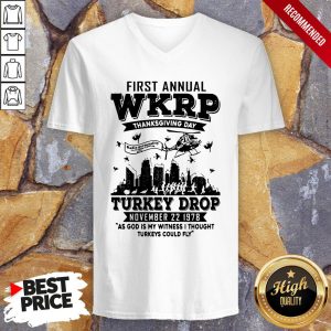 First Annual Wkrp Thanksgiving Day Turkey Drop November 22 1978 Shirt 3