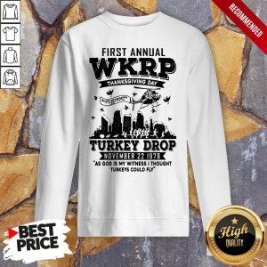 First Annual Wkrp Thanksgiving Day Turkey Drop November 22 1978 Shirt 5