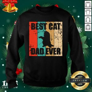 Funny Best Cat Dad Ever Vintage Shirt