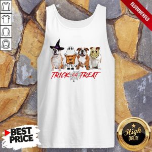 Funny Bulldog Trick Or Treat Shirt 3