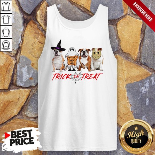 Funny Bulldog Trick Or Treat Shirt