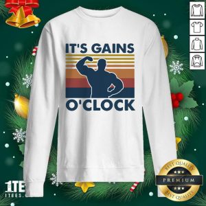 Funny Lifting Its Gains O’clock Vintage Shirt