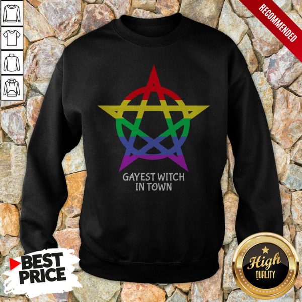 Gayest Witch In Town Shirt