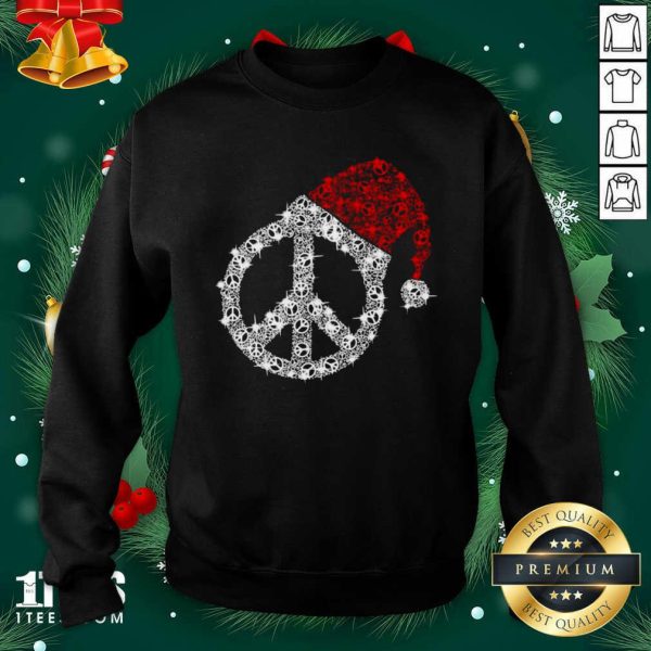 Good Hippie Diamond Hat Merry Christmas Shirt